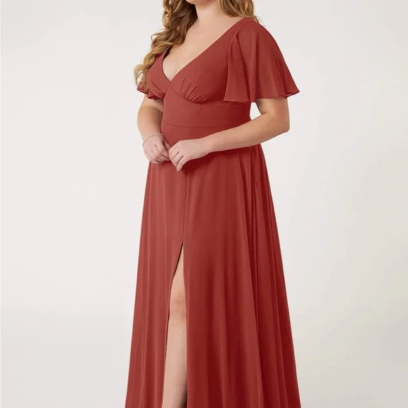 Azazie Kimber - Chiffon
Terracotta • A8
Never worn - Picture 3 of 5